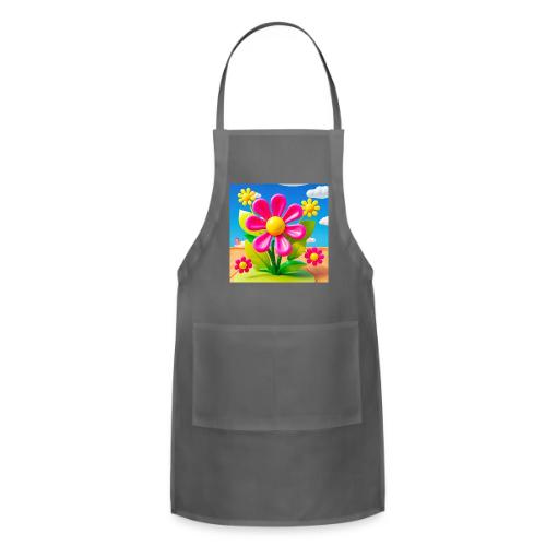 Pink Floral Peace | Sky & Nature Design - Adjustable Apron