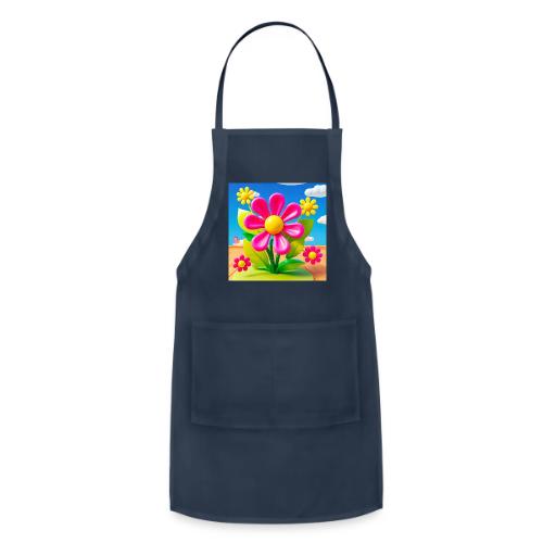 Pink Floral Peace | Sky & Nature Design - Adjustable Apron