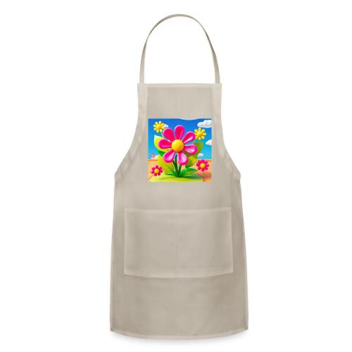 Pink Floral Peace | Sky & Nature Design - Adjustable Apron