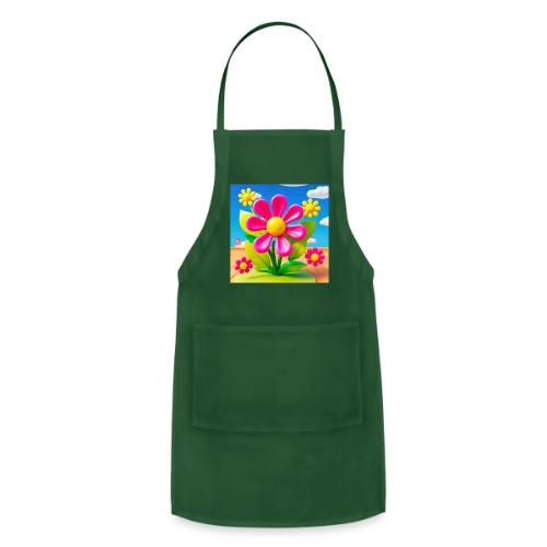 Pink Floral Peace | Sky & Nature Design - Adjustable Apron