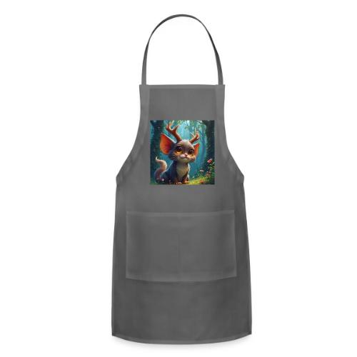 Magical Forest Creature with Deer Horns - Adjustable Apron