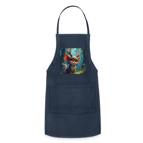 Magical Forest Creature with Deer Horns - Adjustable Apron