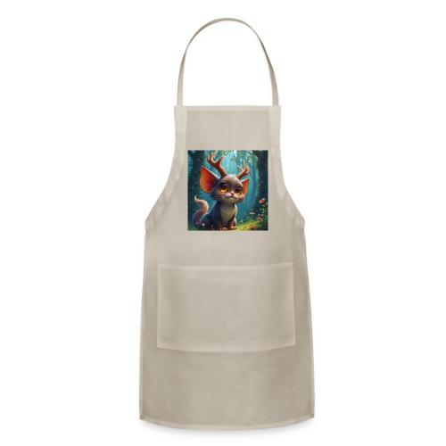 Magical Forest Creature with Deer Horns - Adjustable Apron