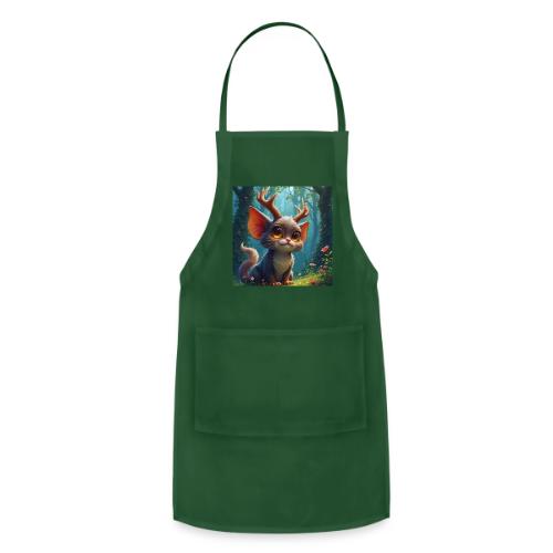 Magical Forest Creature with Deer Horns - Adjustable Apron