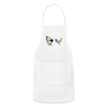 Rooster - Adjustable Apron - white - Front - Julia (174cm)