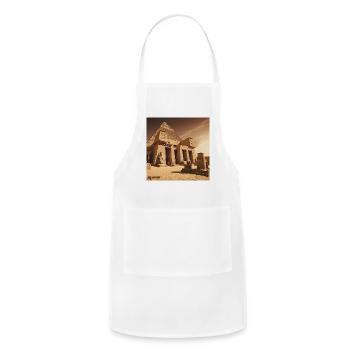 Ancient Egyptian Pyramid Scene - Adjustable Apron - white - Front - Julia (174cm)