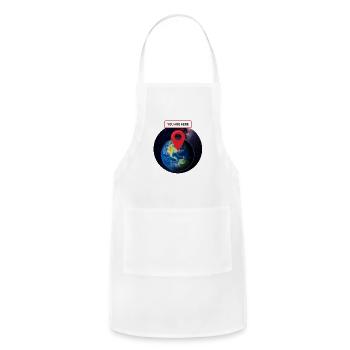 You are here: Earth - Adjustable Apron - white - Front - Julia (174cm)