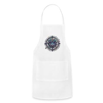 Soul's Cipher - Adjustable Apron - white - Front - Julia (174cm)