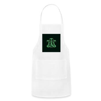 Triple Cobra Emblem - Adjustable Apron - white - Front - Julia (174cm)