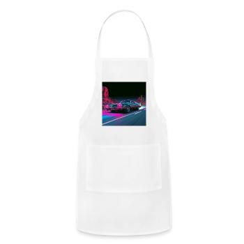 Neon Velocity - Adjustable Apron - white - Front - Julia (174cm)