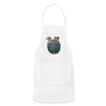 Paradox of Understanding - Adjustable Apron - white - Front - Julia (174cm)