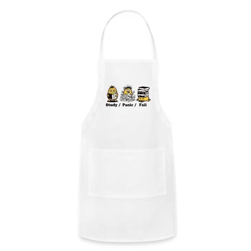 Funny Student Study Panic Fail Back To School - Adjustable Apron