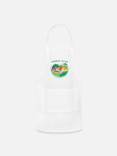Summer Salad - Adjustable Apron - white