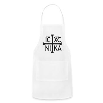 ICXC NIKA - Adjustable Apron - white - Front - Julia (174cm)