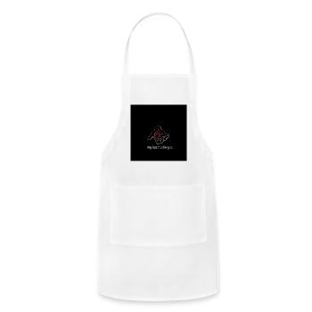 Heart in Hands Devoted Love - Adjustable Apron - white - Front - Julia (174cm)
