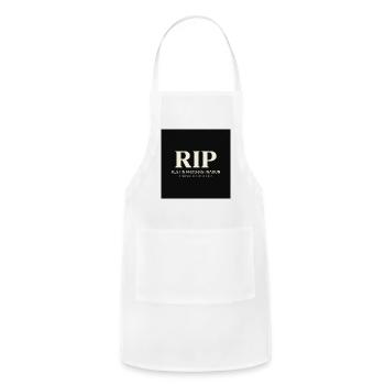 RIP Rest in Procrastination - Adjustable Apron - white - Front - Julia (174cm)