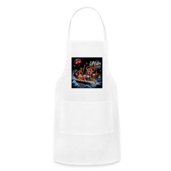 Life is Better on the Water Boat Crew - Adjustable Apron - white - Front - Julia (174cm)