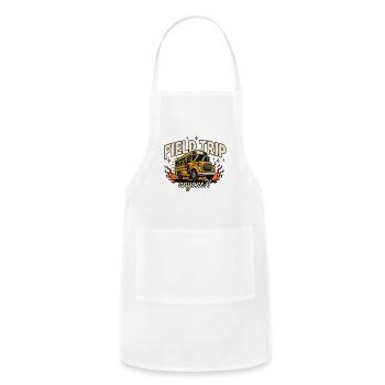 Field trip  - Adjustable Apron - white - Front - Julia (174cm)