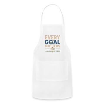 Every Goal Matters - Adjustable Apron - white - Front - Julia (174cm)