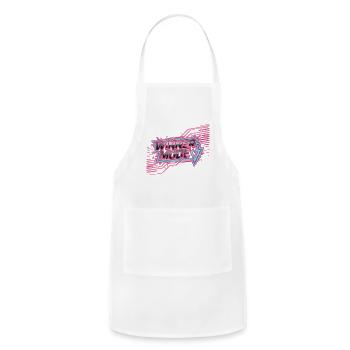 Winner Mode Esports Neon Logo - Adjustable Apron - white - Front - Julia (174cm)