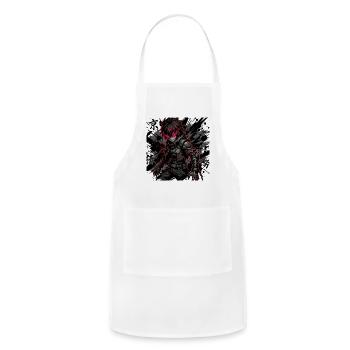 Crimson Veil Warrior - Adjustable Apron - white - Front - Julia (174cm)
