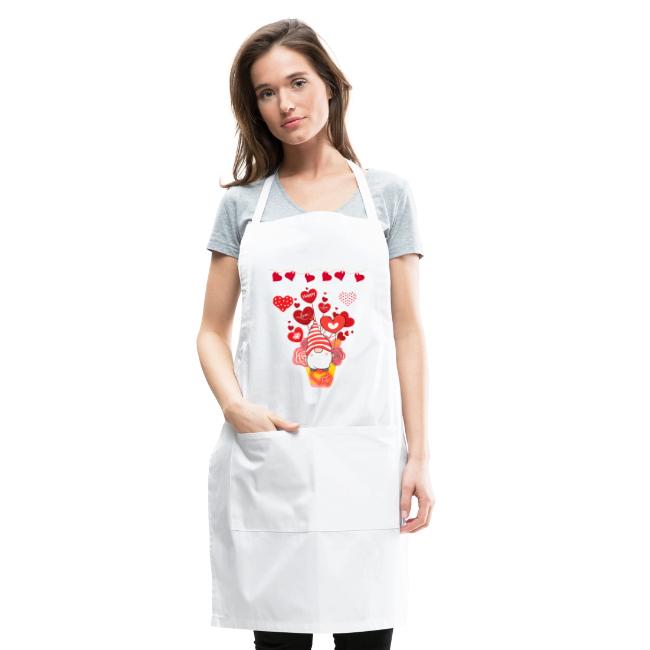 Design wrapped in love hearts, vibrating in love.