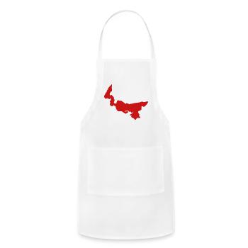 Canada - Prince Edward Island - Adjustable Apron - white - Front - Julia (174cm)