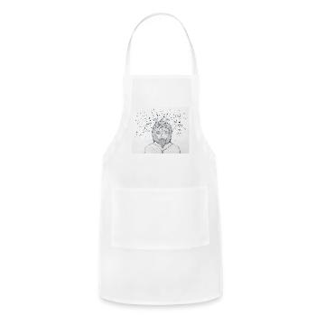 THE KEY - Adjustable Apron - white - Front - Julia (174cm)