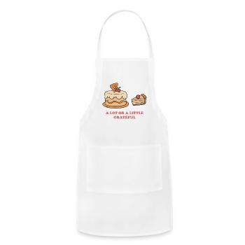 grateful - Adjustable Apron - white - Front - Julia (174cm)