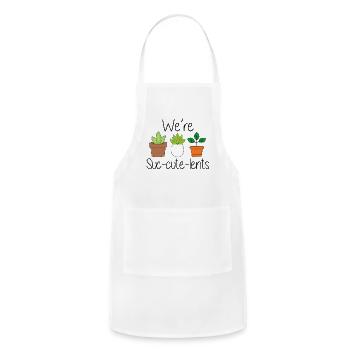 Pot Plants - Adjustable Apron - white - Front - Julia (174cm)