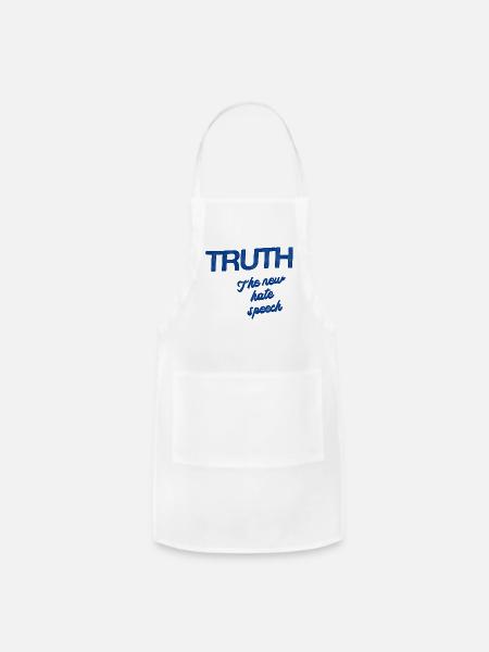 Truth Is The New Hate Speech Republican - Adjustable Apron - white
