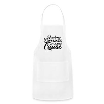 Breaking Barriers For A Good Cause - Adjustable Apron - white - Front - Julia (174cm)
