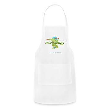 Born Ready - Adjustable Apron - white - Front - Julia (174cm)