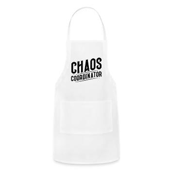 Chaos Coordinator - Adjustable Apron - white - Front - Julia (174cm)