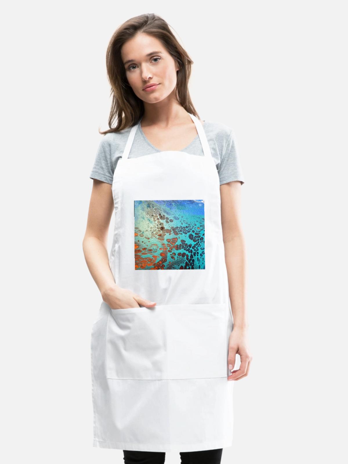 Aqua Cell Burst - Adjustable Apron - white - Front - Julia (174cm)