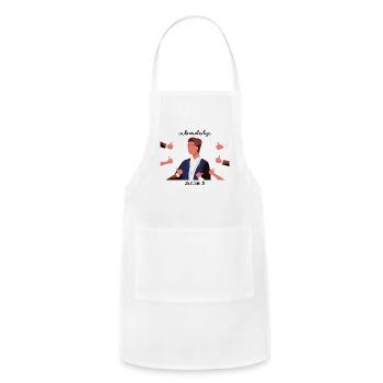 Aknálech - Adjustable Apron - white - Front - Julia (174cm)