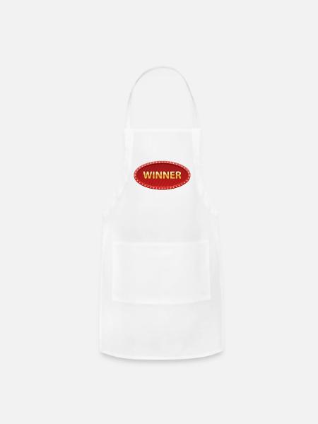 Signs of Imagination Collection.step into a world - Adjustable Apron - white