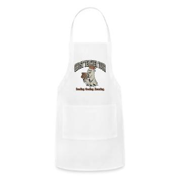 Ghost Teacher Tour - Adjustable Apron - white - Front - Julia (174cm)