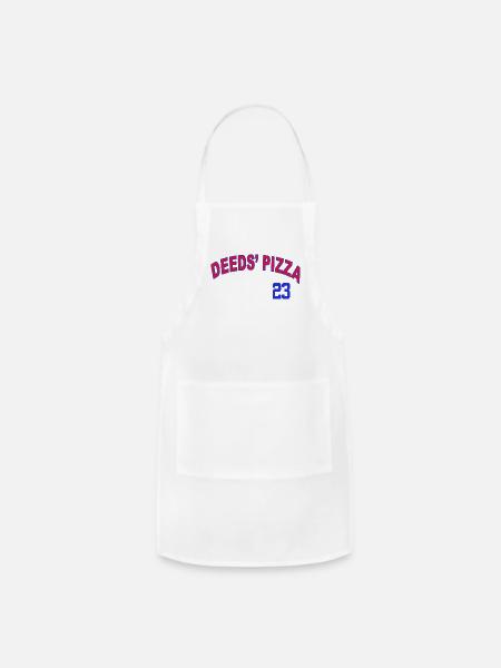 Deeds Pizza Baseball ¾ - Adjustable Apron - white