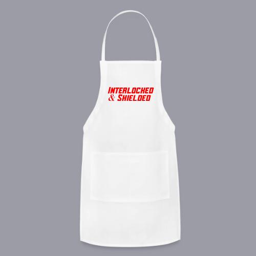 INTERLOCKED & SHIELDED - RED DESIGN - Adjustable Apron