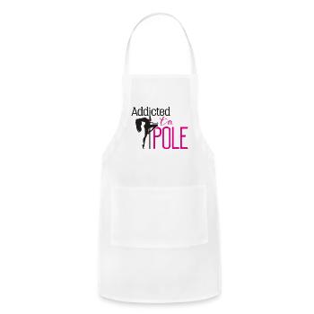 Addicted To Pole - Adjustable Apron - white - Front - Julia (174cm)