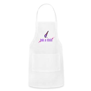 Ink & Chill - Adjustable Apron - white - Front - Julia (174cm)