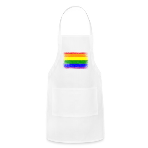 Grunge Rainbow Pride Flag - Adjustable Apron