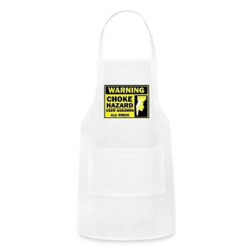 CHOKE WARNING - Adjustable Apron - white - Front - Julia (174cm)