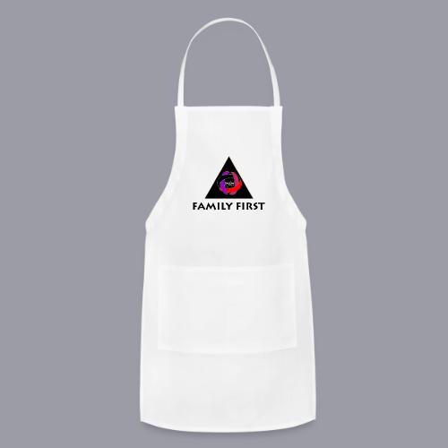 JALEJA FAMILY FIRST (BLACK PRINT) - Adjustable Apron