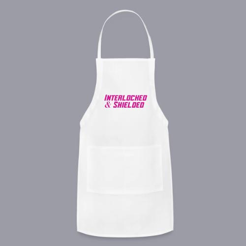 INTERLOCKED & SHIELDED - FUCHSIA DESIGN - Adjustable Apron