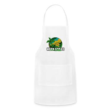 need space - Adjustable Apron - white - Front - Julia (174cm)