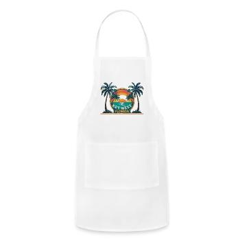 Key West (Key West Tee) - Adjustable Apron - white - Front - Julia (174cm)