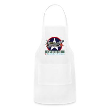 p47_tbolt_design - Adjustable Apron - white - Front - Julia (174cm)