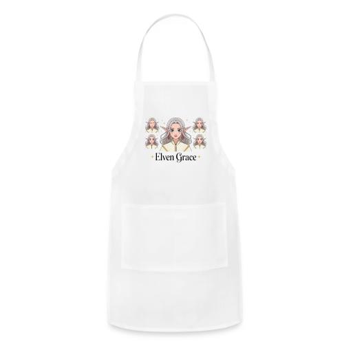 Elven Grace Fantasy Elf Maiden Graphic Magic - Adjustable Apron